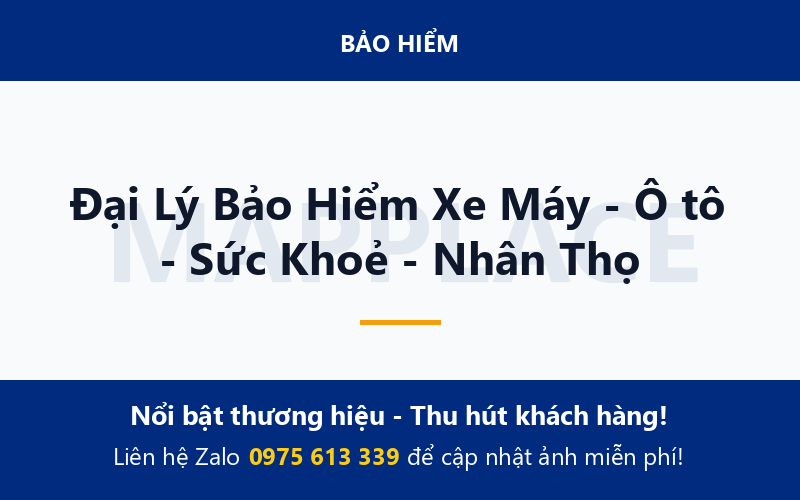 Đại Lý Bảo Hiểm Xe Máy - Ô tô - Sức Khoẻ - Nhân Thọ