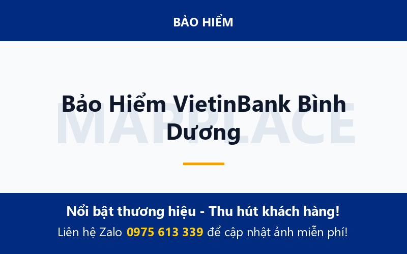 Bảo Hiểm VietinBank Bình Dương