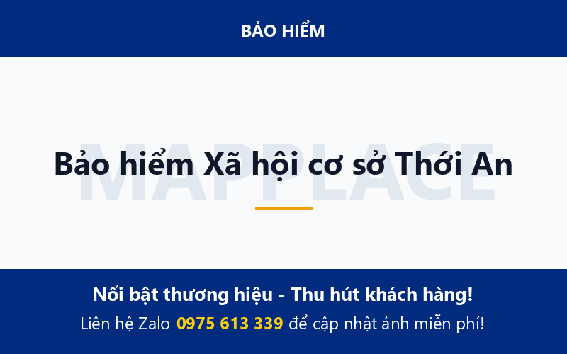 Bảo hiểm Xã hội cơ sở Thới An