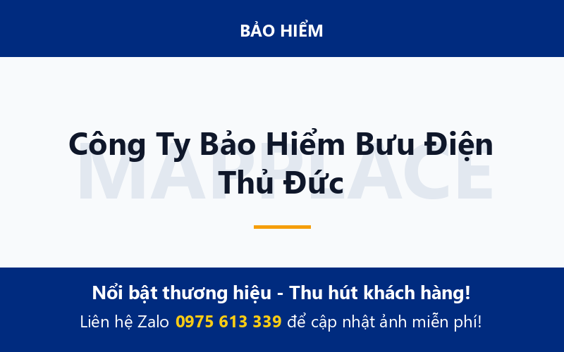 Công Ty Bảo Hiểm Bưu Điện Thủ Đức