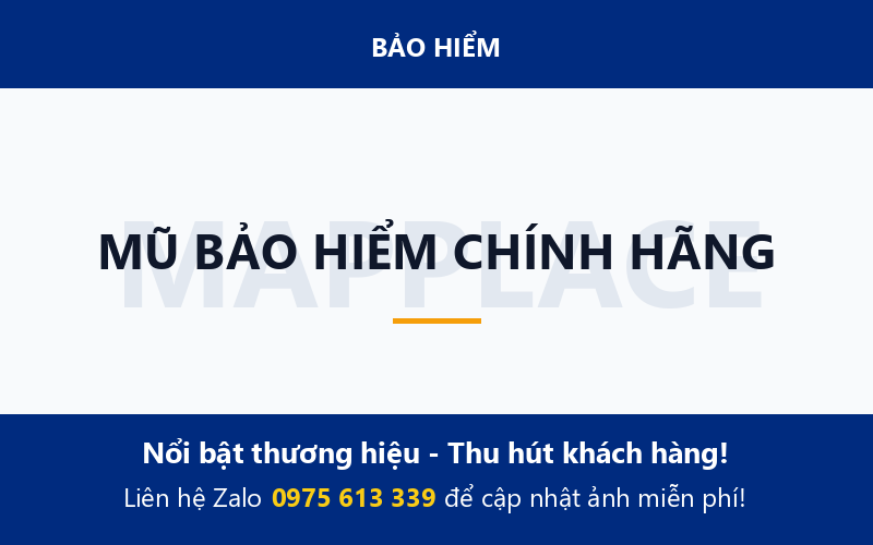 MŨ BẢO HIỂM CHÍNH HÃNG