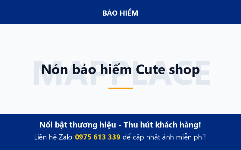 Nón bảo hiểm Cute shop