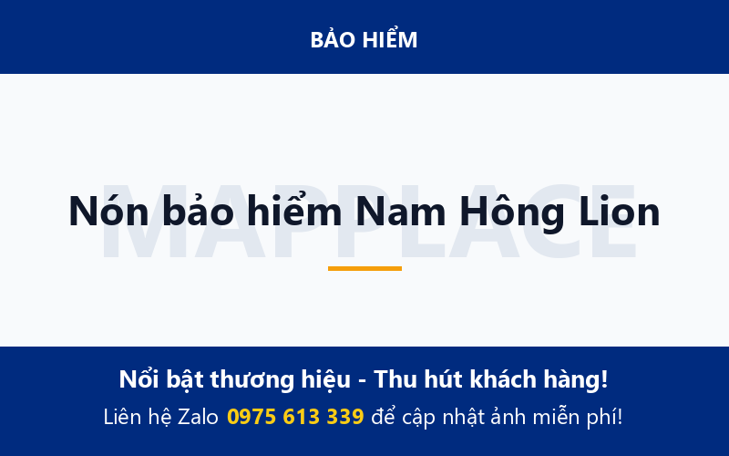 Nón bảo hiểm Nam Hông Lion