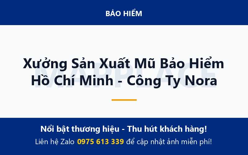 Xưởng Sản Xuất Mũ Bảo Hiểm Hồ Chí Minh - Công Ty Nora
