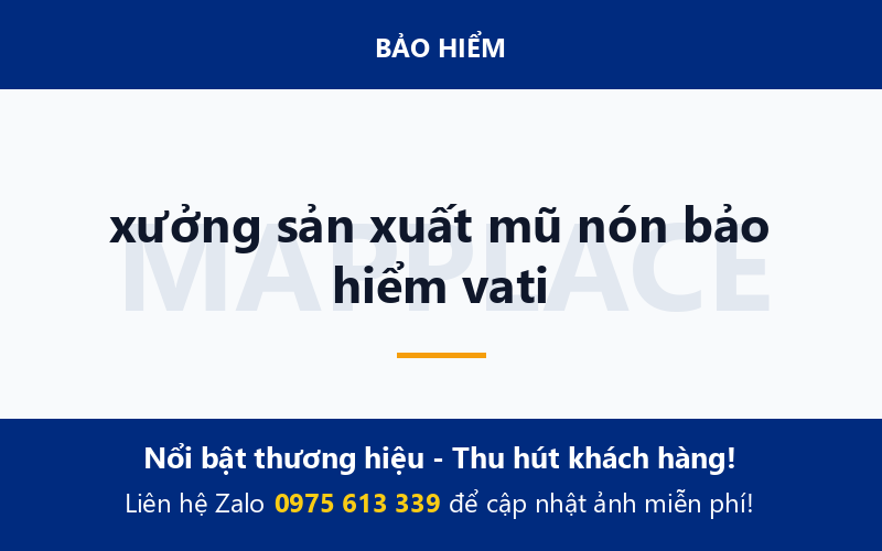 xưởng sản xuất mũ nón bảo hiểm vati