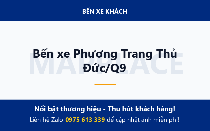 Bến xe Phương Trang Thủ Đức/Q9