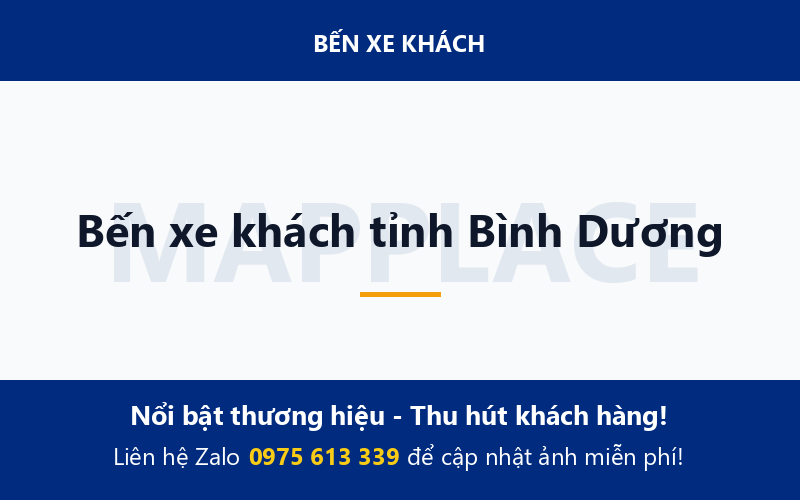 Bến xe khách tỉnh Bình Dương