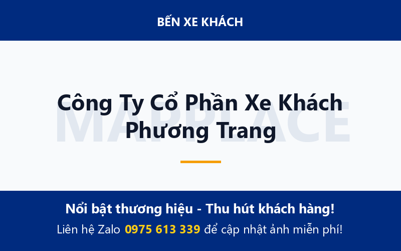 Công Ty Cổ Phần Xe Khách Phương Trang