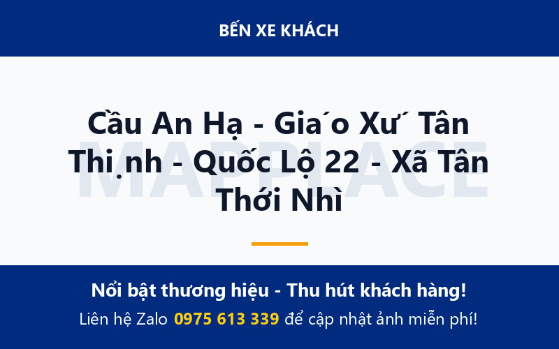 Cầu An Hạ - Giáo Xứ Tân Thịnh - Quốc Lộ 22 - Xã Tân Thới Nhì