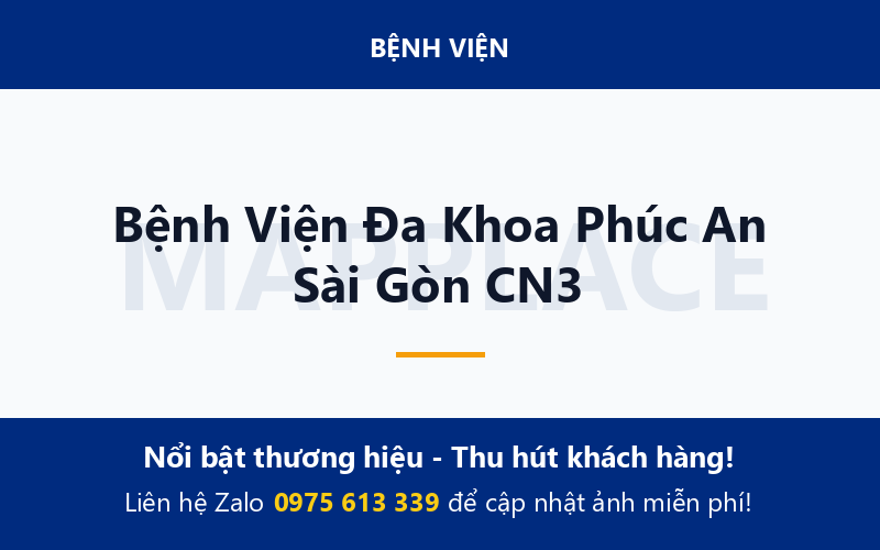 Bệnh Viện Đa Khoa Phúc An Sài Gòn CN3