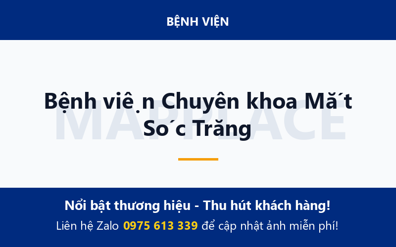 Bệnh viện Chuyên khoa Mắt Sóc Trăng
