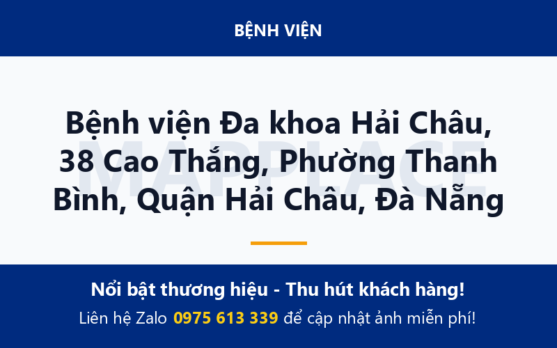 Bệnh viện Đa khoa Hải Châu, 38 Cao Thắng, Phường Thanh Bình, Quận Hải Châu, Đà Nẵng