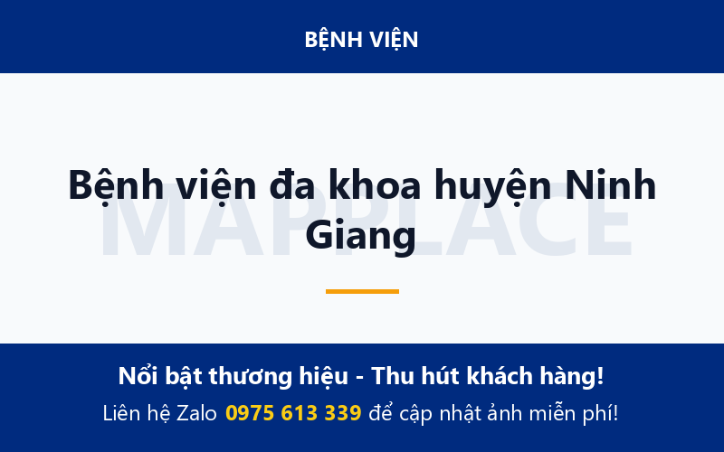 Bệnh viện đa khoa huyện Ninh Giang