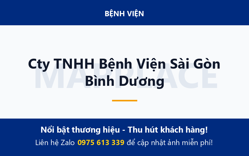 Cty TNHH Bệnh Viện Sài Gòn Bình Dương