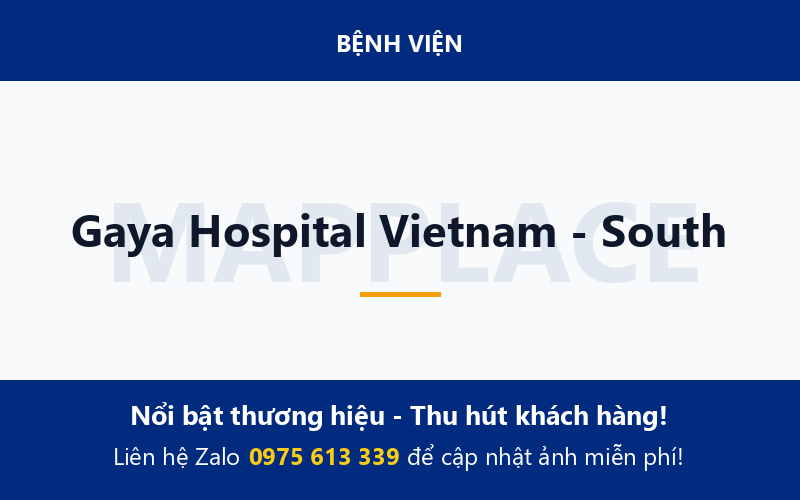 Gaya Hospital Vietnam - South