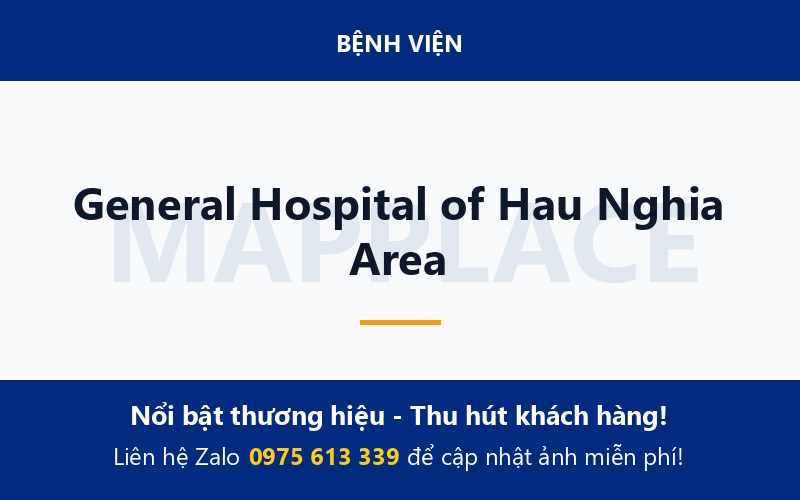 General Hospital of Hau Nghia Area