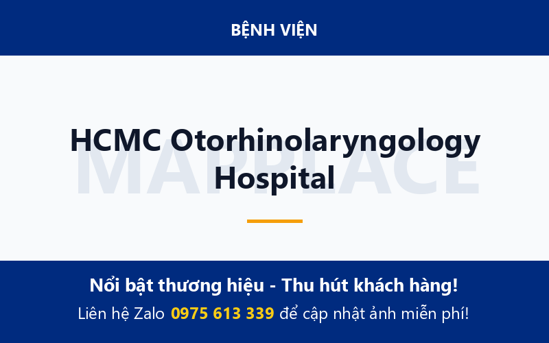 HCMC Otorhinolaryngology Hospital