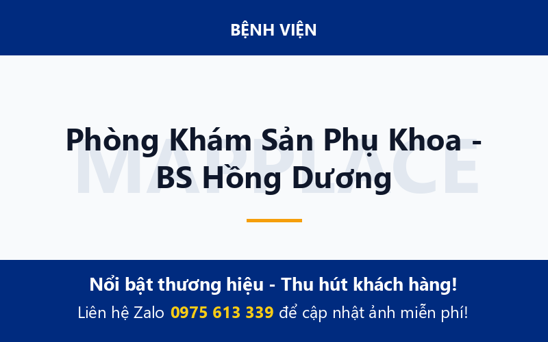 Phòng Khám Sản Phụ Khoa - BS Hồng Dương