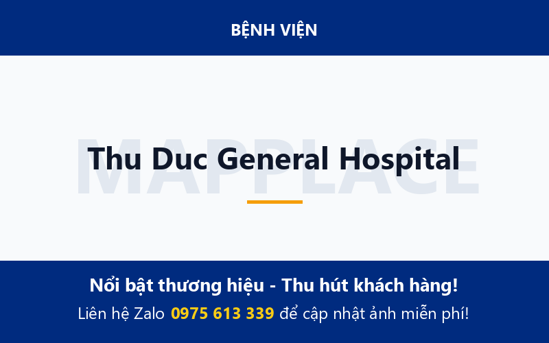 Thu Duc General Hospital