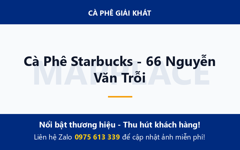 Cà Phê Starbucks - 66 Nguyễn Văn Trỗi