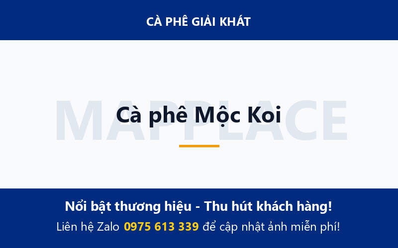 Cà phê Mộc Koi