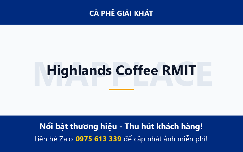 Highlands Coffee RMIT