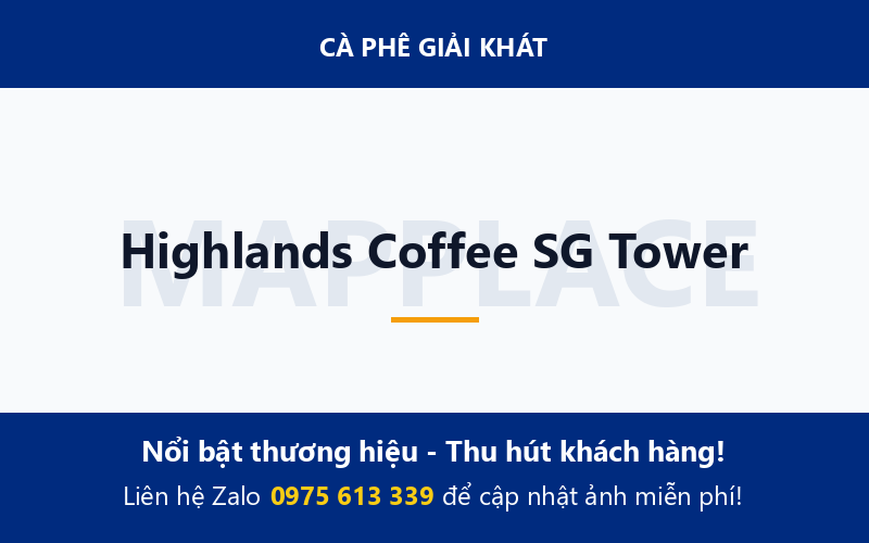 Highlands Coffee SG Tower