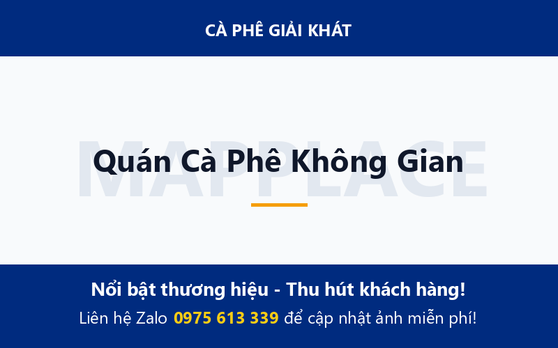 Quán Cà Phê Không Gian