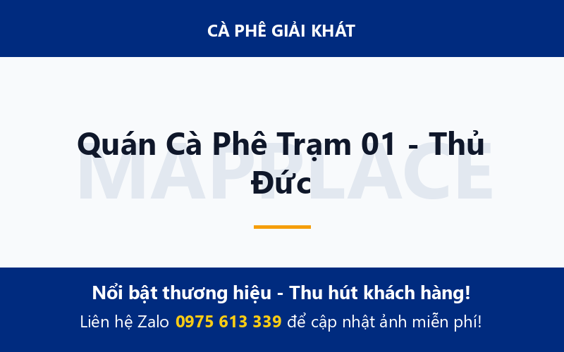 Quán Cà Phê Trạm 01 - Thủ Đức