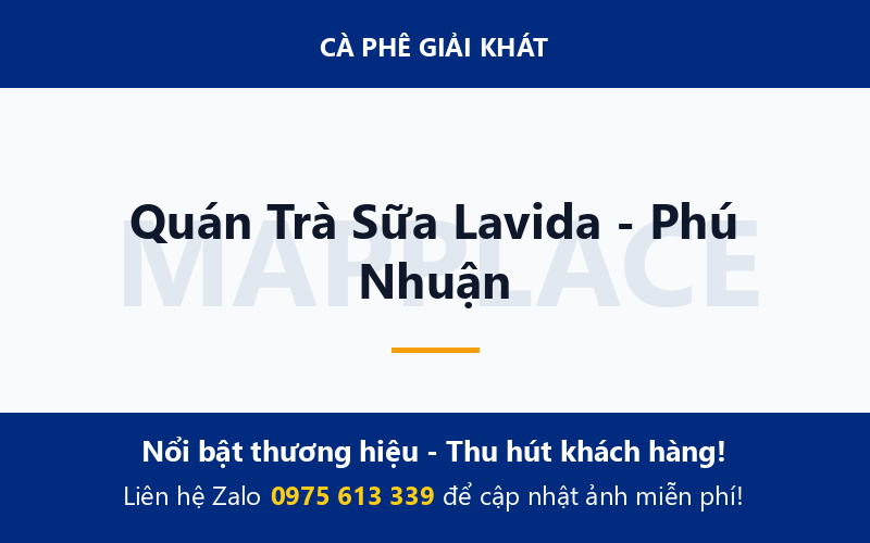 Quán Trà Sữa Lavida - Phú Nhuận