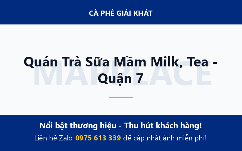 Quán Trà Sữa Mầm Milk, Tea - Quận 7