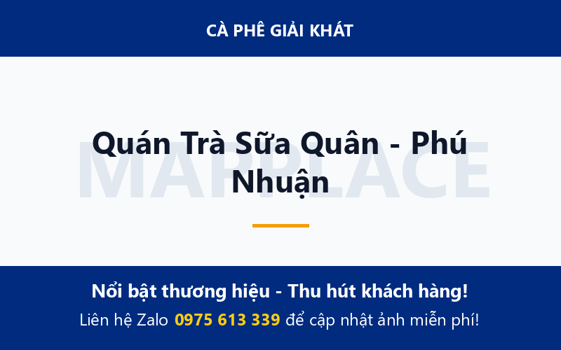 Quán Trà Sữa Quân - Phú Nhuận