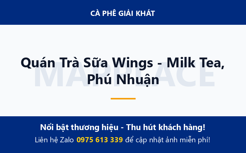 Quán Trà Sữa Wings - Milk Tea, Phú Nhuận