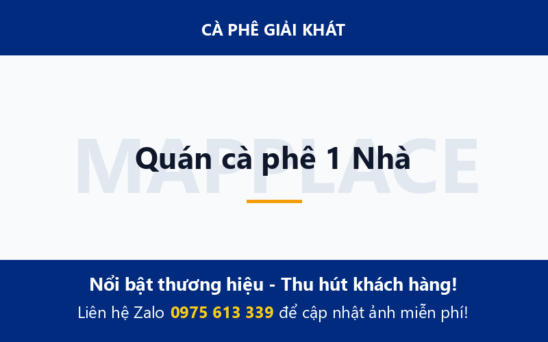 Quán cà phê 1 Nhà