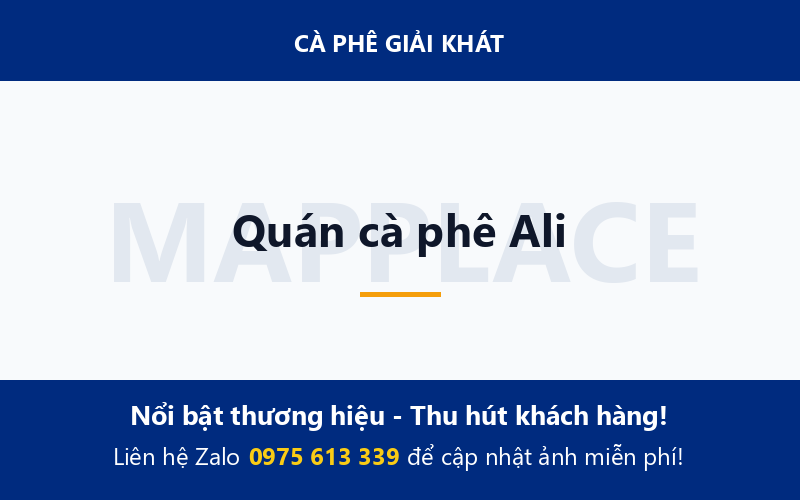 Quán cà phê Ali