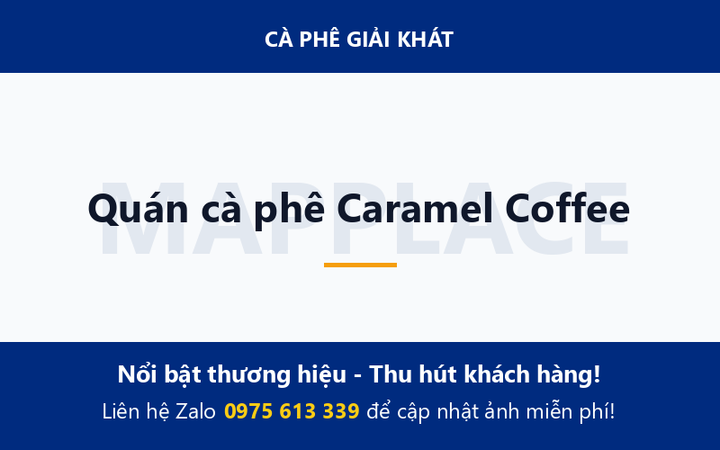 Quán cà phê Caramel Coffee