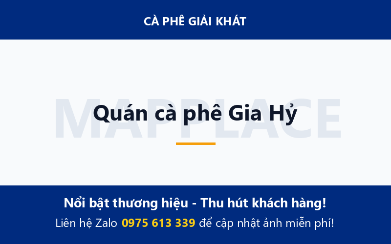 Quán cà phê Gia Hỷ