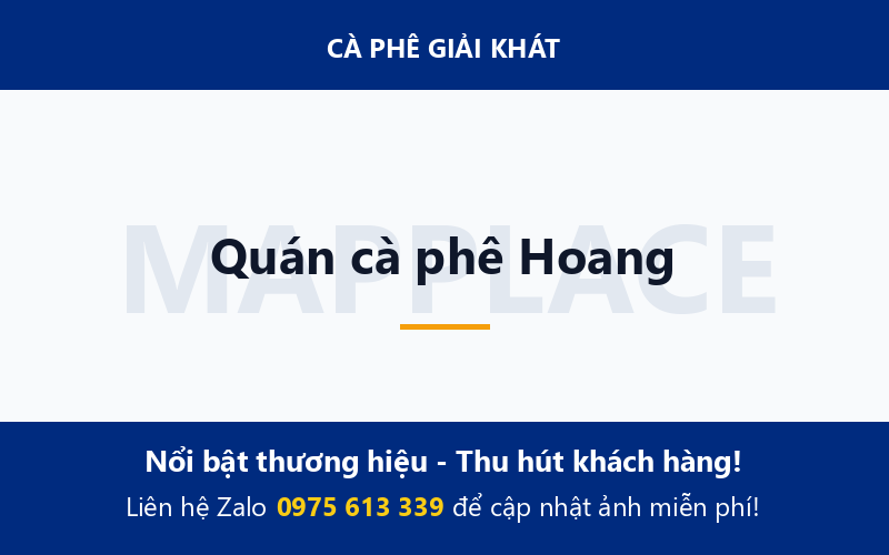 Quán cà phê Hoang