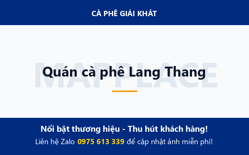 Quán cà phê Lang Thang
