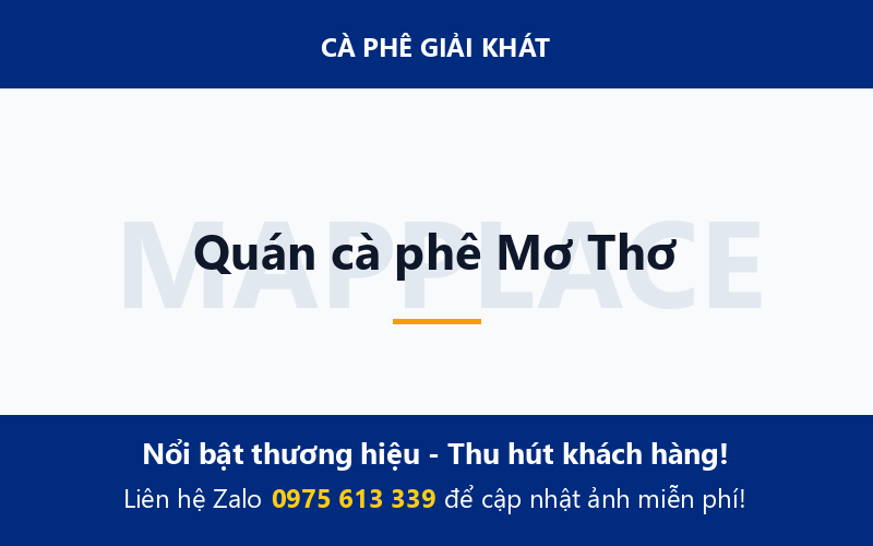 Quán cà phê Mơ Thơ