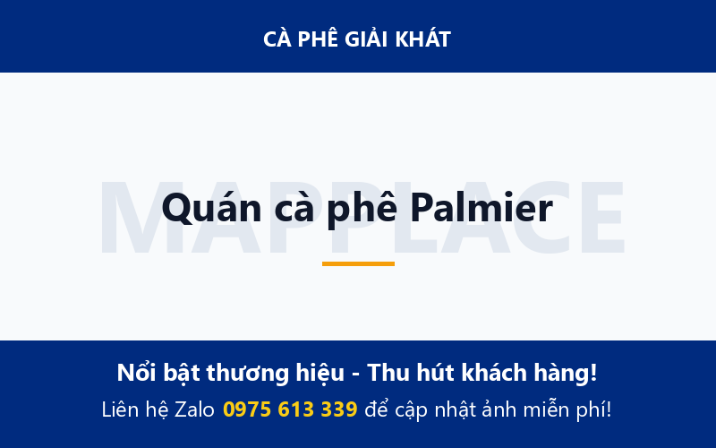 Quán cà phê Palmier