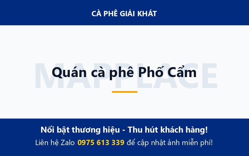 Quán cà phê Phố Cẩm