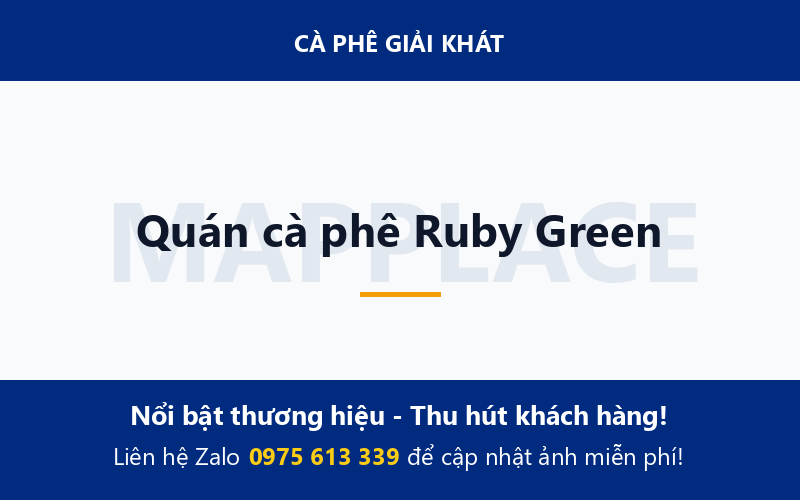 Quán cà phê Ruby Green