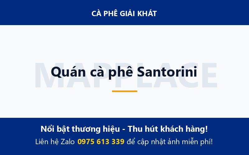 Quán cà phê Santorini
