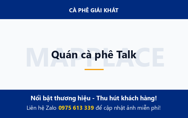 Quán cà phê Talk