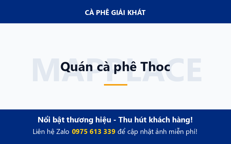 Quán cà phê Thoc