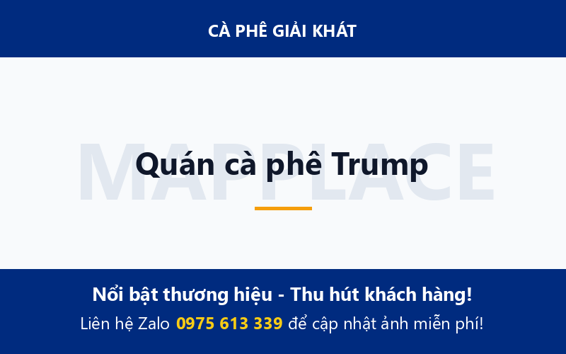Quán cà phê Trump