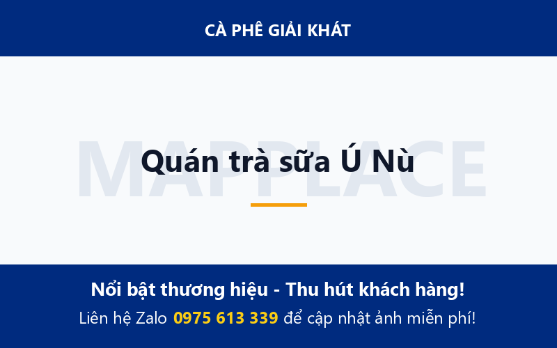 Quán trà sữa Ú Nù