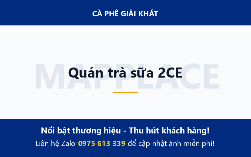 Quán trà sữa 2CE