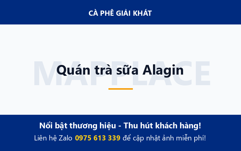 Quán trà sữa Alagin